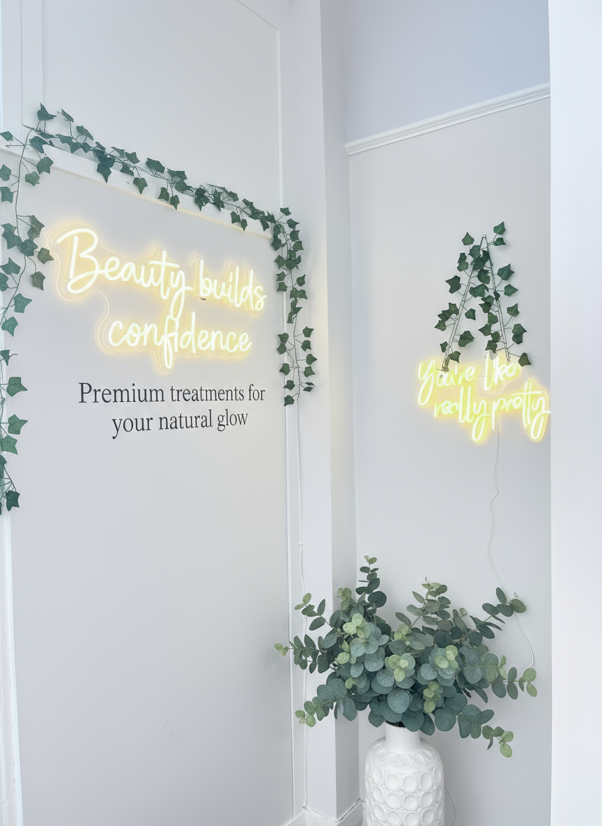 Beauty Builds Confidence - Clean Wall Version
